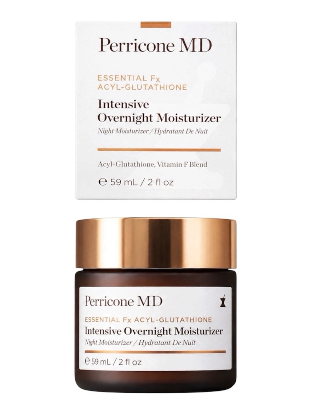 PERRICONE MD ESSENTIAL FX ACYL-GLUTATHIONE INTENSIVE OVERNIGHT CREAM 59ML - BNIB